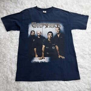 Vintage GODSMACK T-Shirt Band Rock Music Mens Medium AAA Tag Late 90's Early Y2K